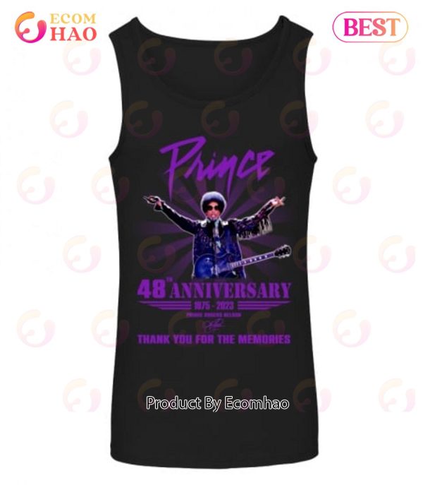 48th Anniversary 1975 – 2023 Prince Thank You For The Memories T-Shirt