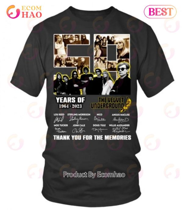 59 Years Of 1964 – 2023 The Velvet Underground Thank You For The Memories T-Shirt