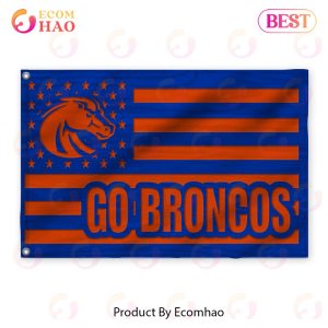Us Football Boise State Broncos Flag 3D