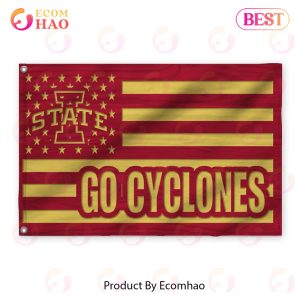Us Football Iowa State Cyclones Flag 3D