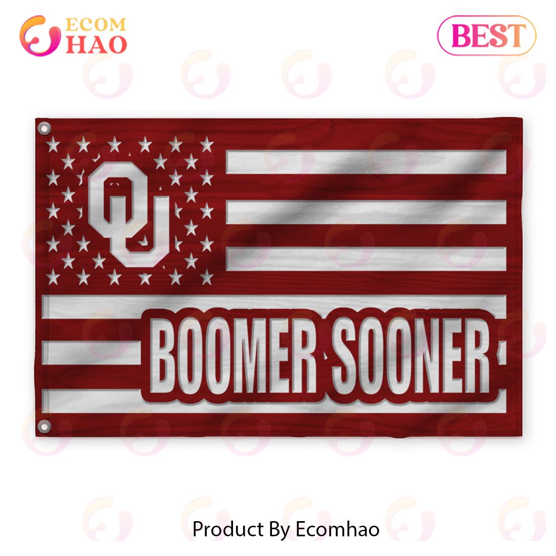 Us Football Oklahoma Sooners Flag 3D