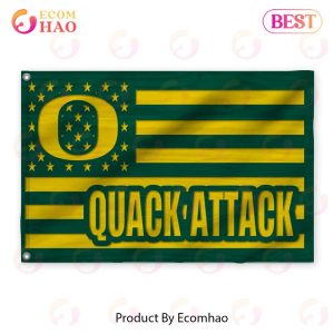 Us Football Oregon Ducks Flag 3D