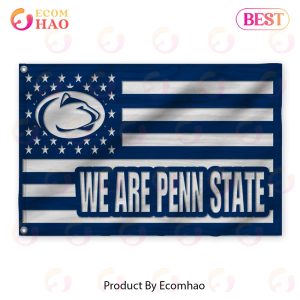 Us Football Penn State Nittany Lions Flag 3D
