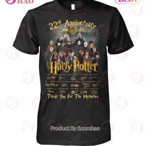 22nd Anniversary 2001 – 2023 Harry Potter Thank You For The Memories T-Shirt