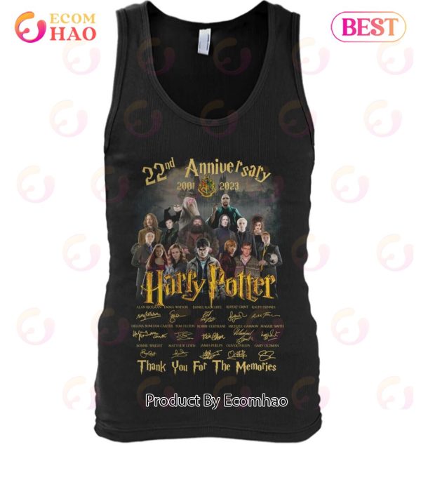 22nd Anniversary 2001 – 2023 Harry Potter Thank You For The Memories T-Shirt