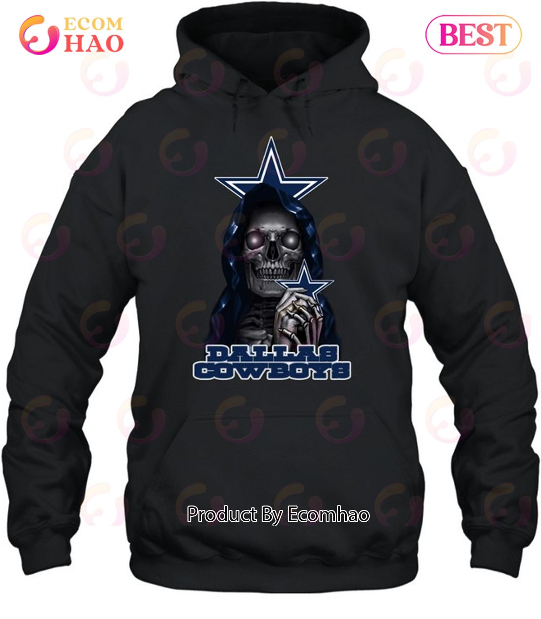 NFL Dallas Cowboys Skull Unisex T-Shirt