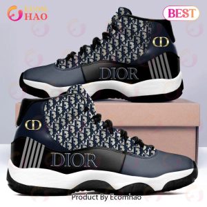 Christian Dior Monogram Navy Air Jordan 11 Shoes