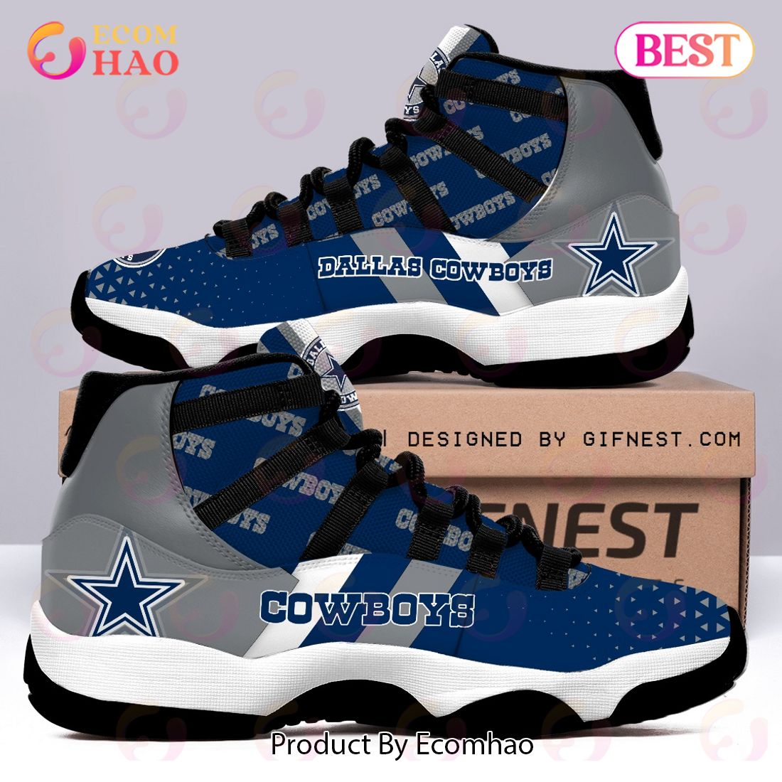 Dallas Cowboys Air Jordan 11 Shoes – YC71