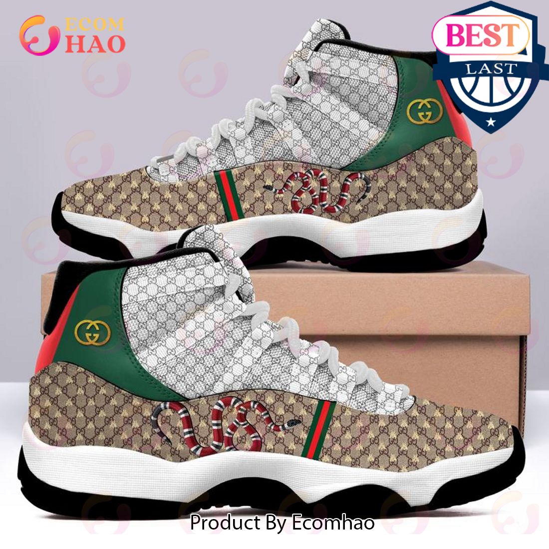 Gucci ver 4 Air Jordan 11 Sneaker