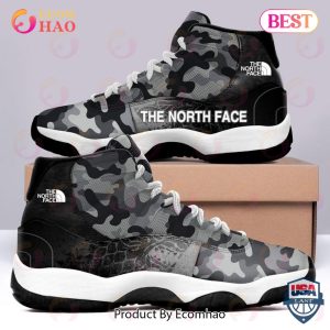 The North Face Camouflage Air Jordan 11 Sneaker