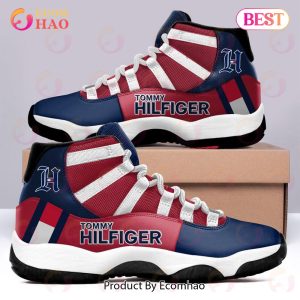 Tommy Hilfiger Red Blue Air Jordan 11 Shoes, Sneaker