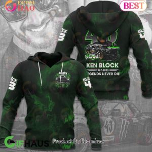 Block 43 Legends Never Die 1967 – 2023 Ken Block 3D Hoodie