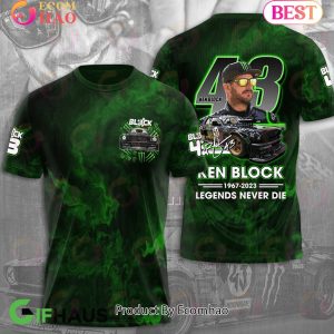 Block 43 Legends Never Die 1967 – 2023 Ken Block 3D Hoodie