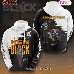 Ken Block 1967 – 2023 Legends Never Die 3D Hoodie