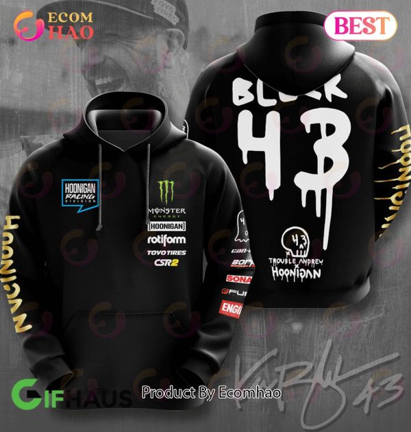 Monster Hoonigan Rotiform Toyo Tires Csr2 Block 43 3D Hoodie