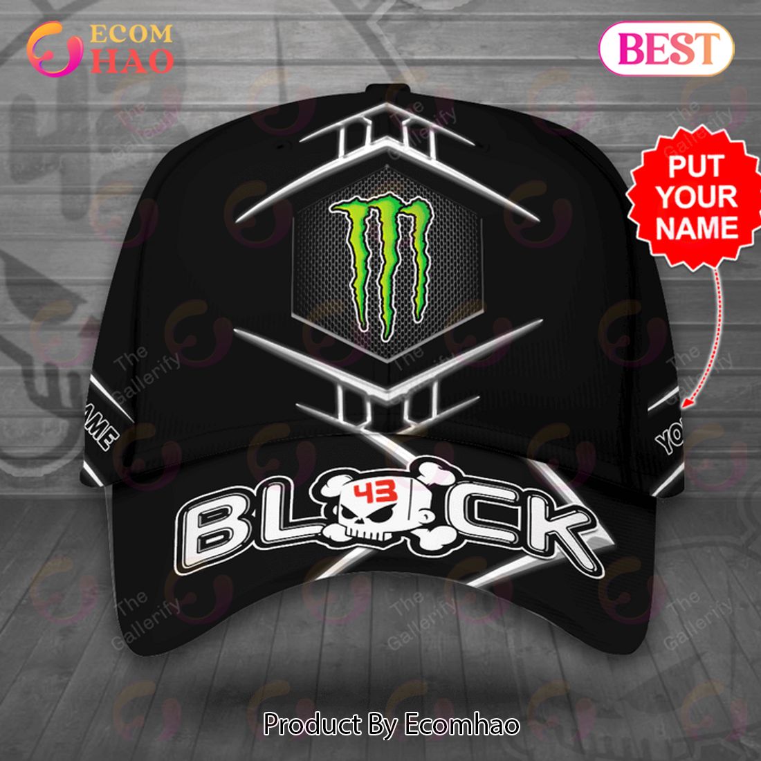 Personalized Monster Ken Block Classic Cap