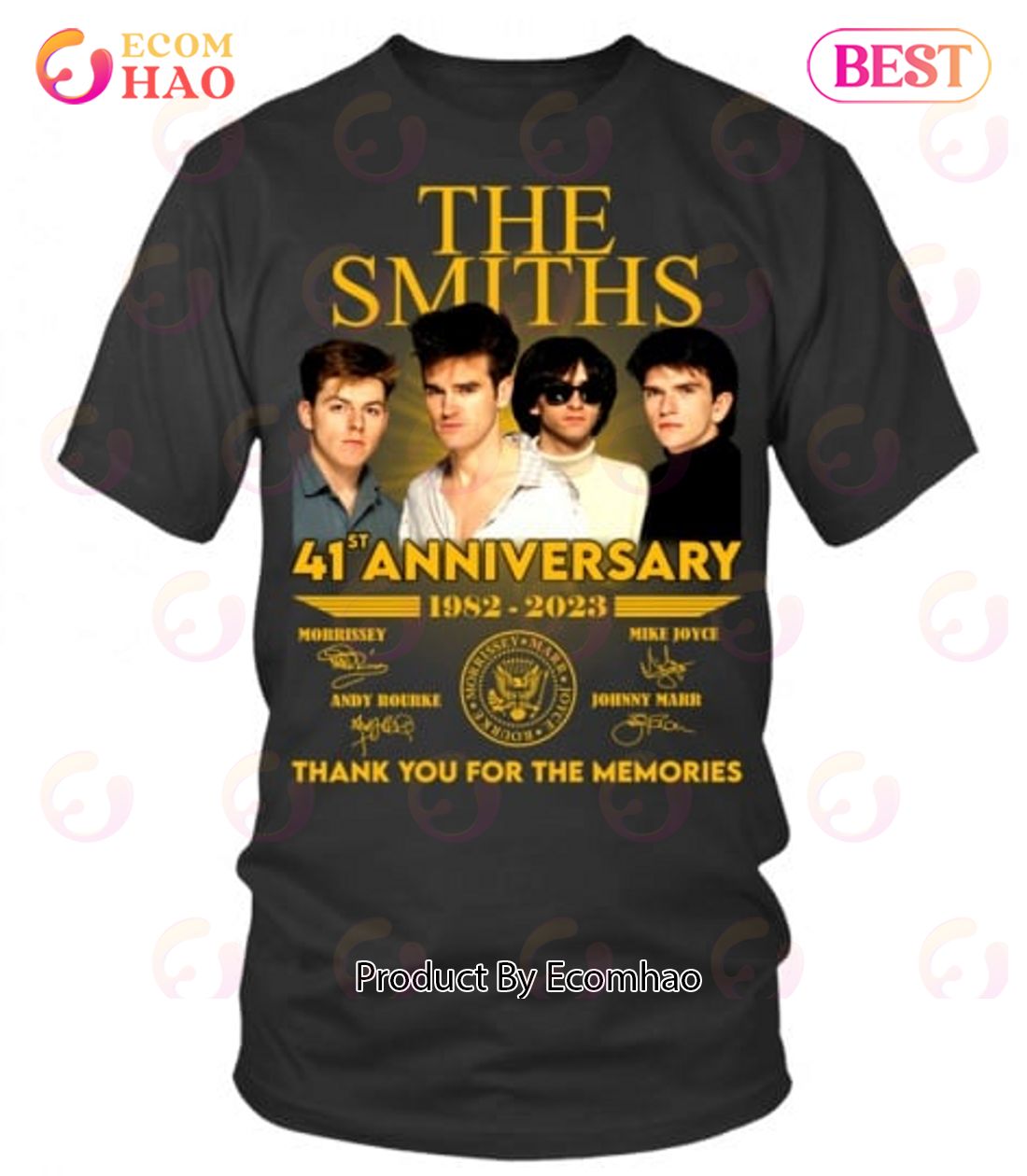 41st Anniversary 1982 – 2023 The Smiths Thank You For The Memories T-Shirt