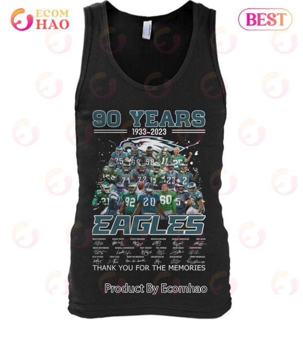 90 Years 1933 – 2023 Eagles Thank You For The Memories T-Shirt