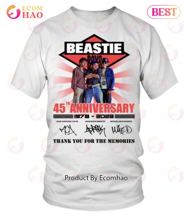 Beastie Boys 45th Anniversary 1978 – 2023 Thank You For The Memories T-Shirt