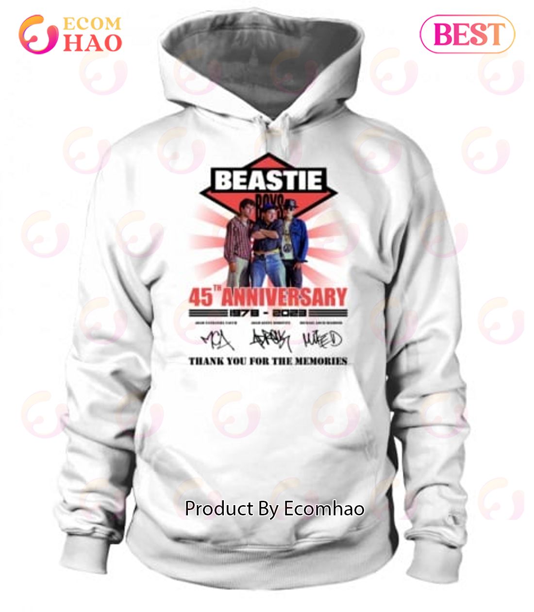 Beastie Boys 45th Anniversary 1978 – 2023 Thank You For The Memories T-Shirt