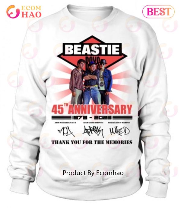 Beastie Boys 45th Anniversary 1978 – 2023 Thank You For The Memories T-Shirt