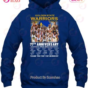 Golden State Warriors 77th Anniversary 1946 – 2023 Thank You For The Memories T-Shirt Golden State Warriors 77th Anniversary 1946 – 2023 Thank You For The Memories T-Shirt