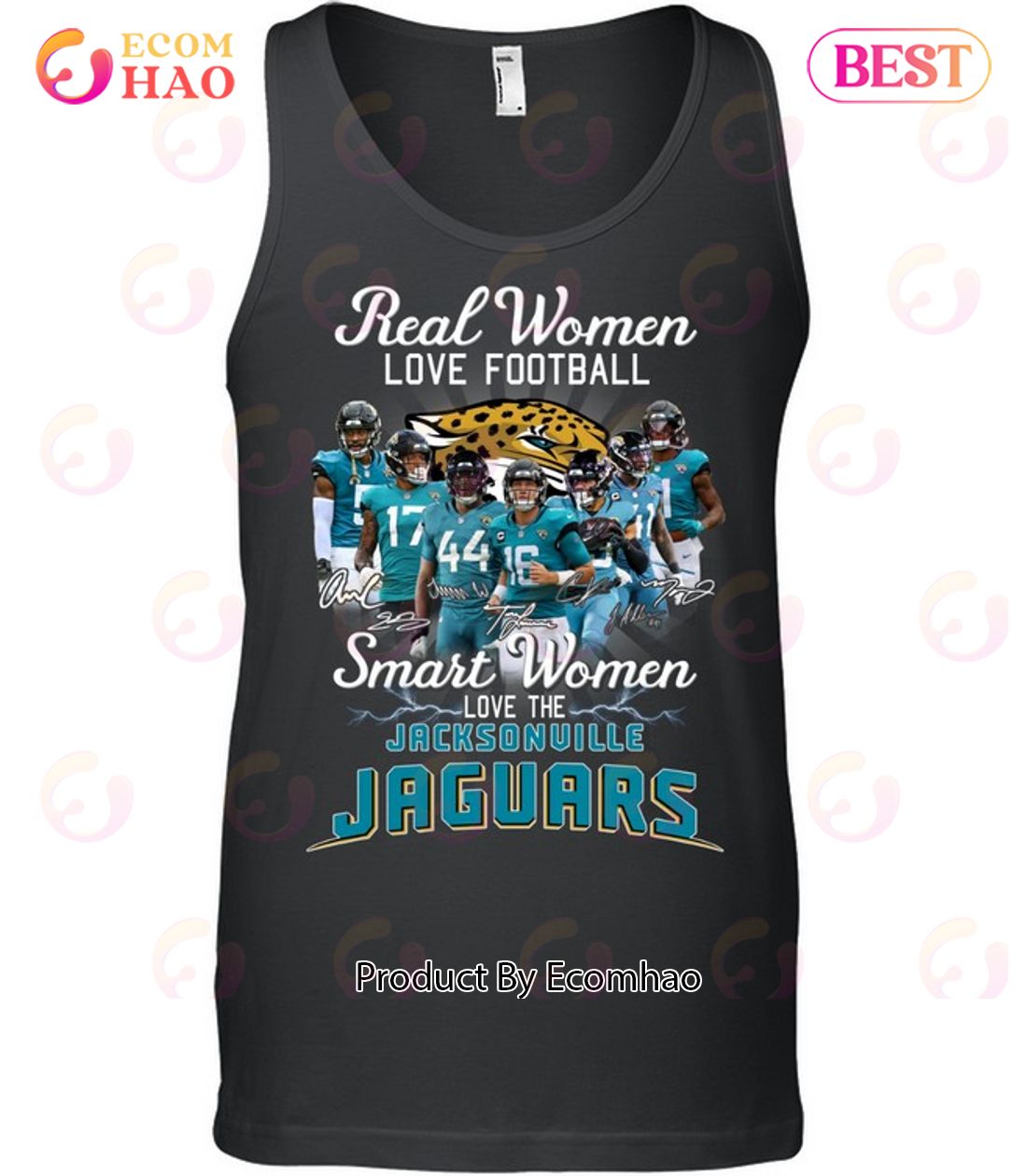 Product real women love Football smart women love the jacksonville