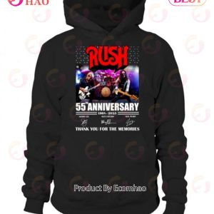 Rush 55th Anniversary 1968 – 2023 Thank You For The Memories T-Shirt
