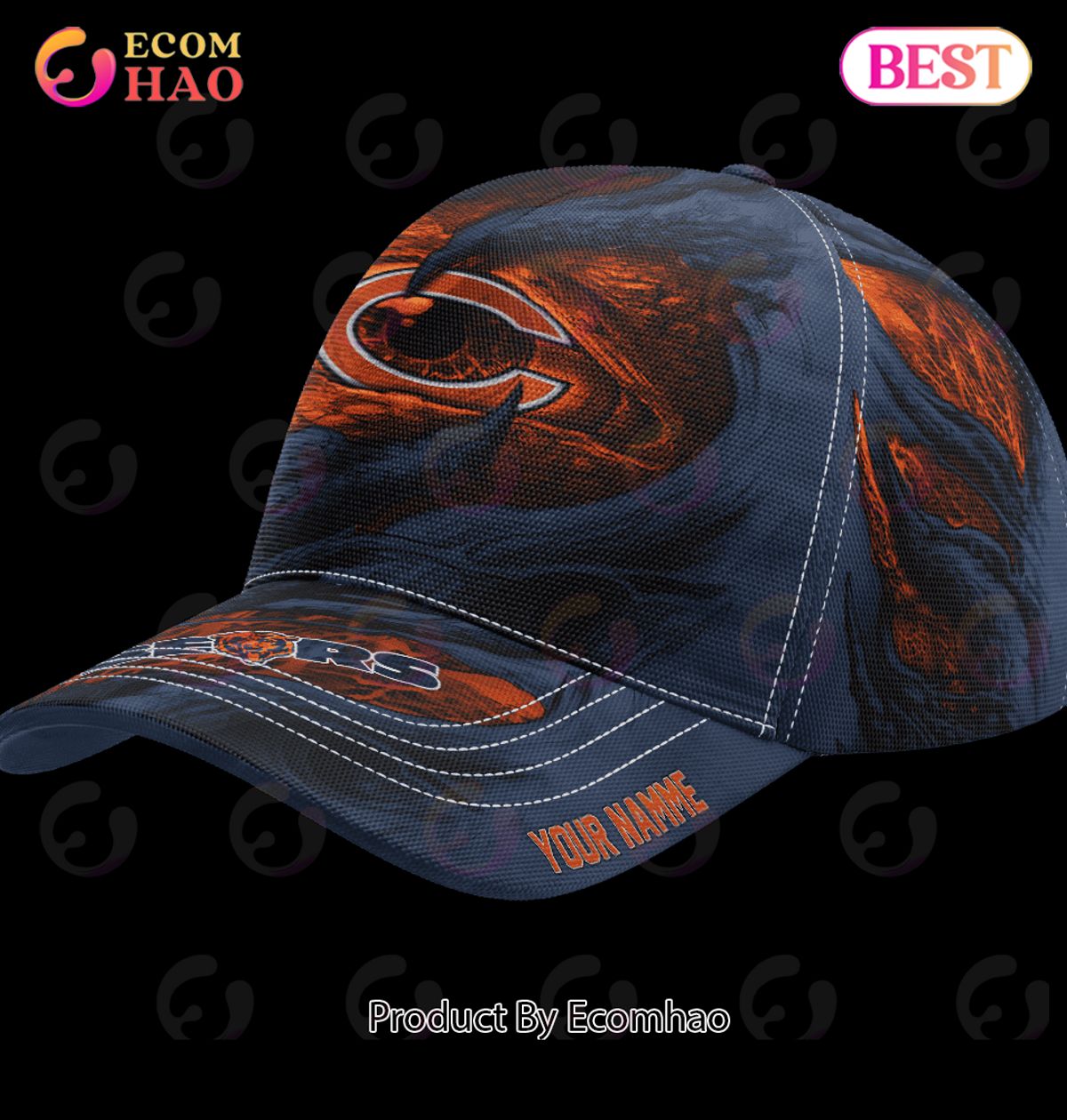 NFL Chicago Bears Demon Eyes Cap