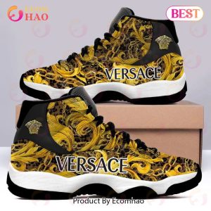 Versace Monogram Luxury Air Jordan 11 Shoes