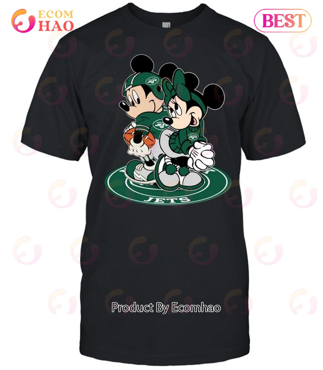 New York Jets & Minnie Mouse Hawaiian Shirt - Hot Sale 2023