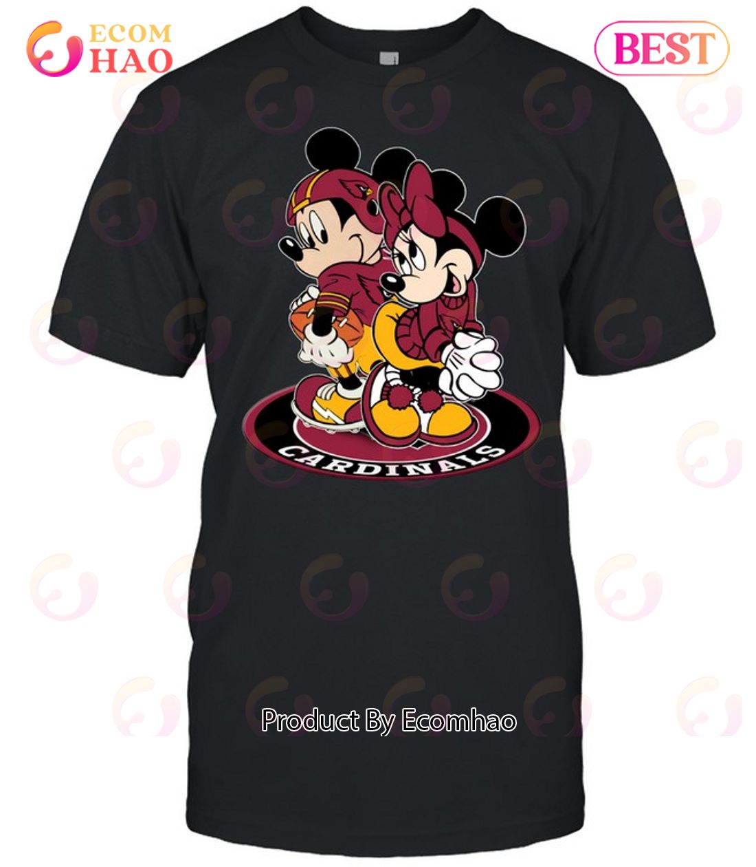 NFL Arizona Cardinals Mickey & Minnie T-Shirt