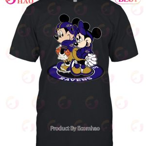 NFL Baltimore Ravens Mickey & Minnie T-Shirt