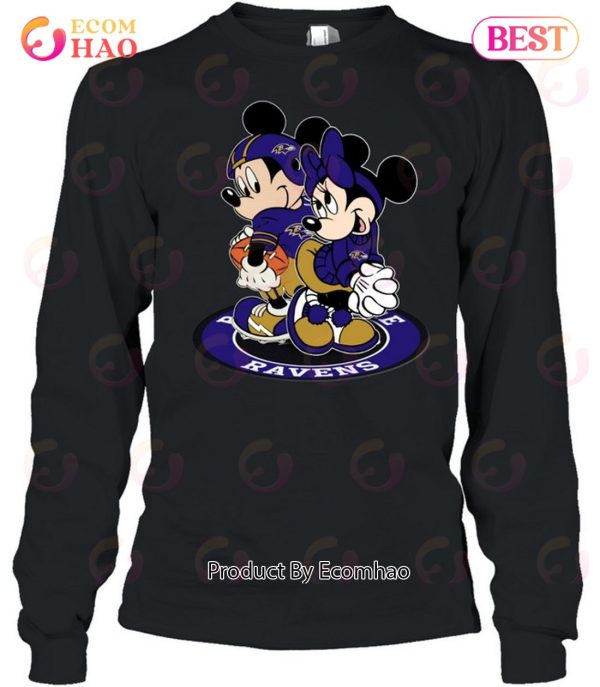 NFL Baltimore Ravens Mickey & Minnie T-Shirt