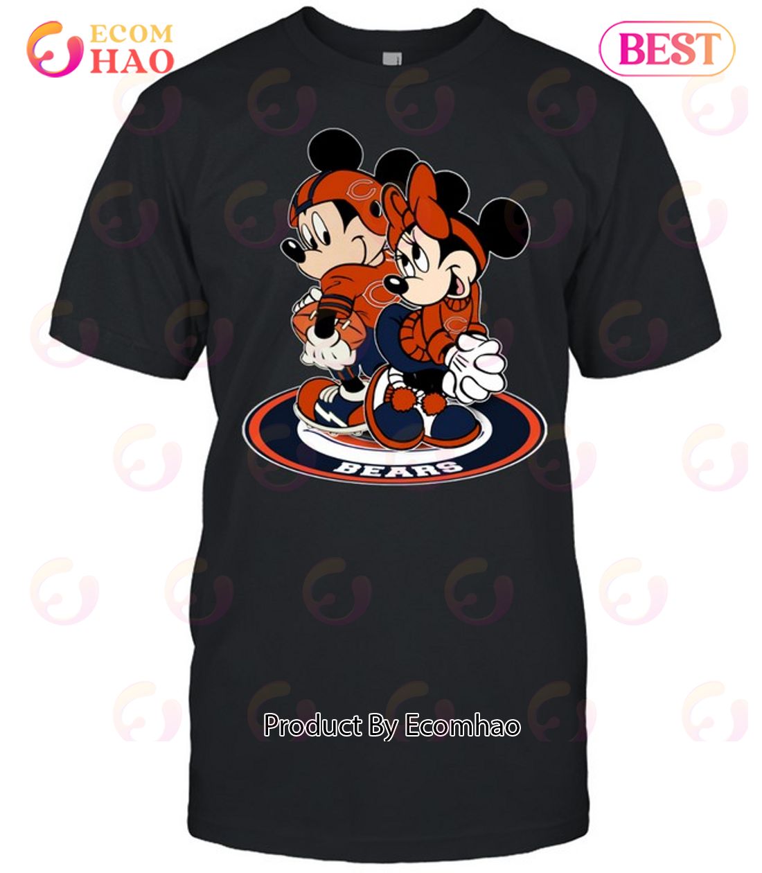 NFL Chicago Bears Mickey & Minnie T-Shirt