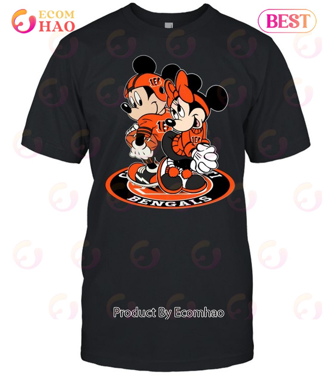 Cincinnati Bengals Baseball Stitch And Mickey Shirt