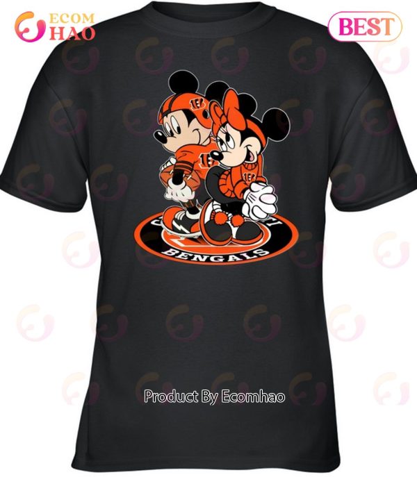 NFL Cincinnati Bengals Mickey & Minnie T-Shirt