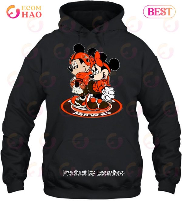 NFL Cleveland Browns Mickey & Minnie T-Shirt