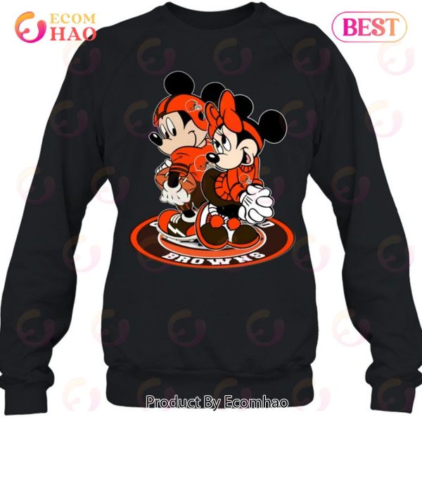 NFL Cleveland Browns Mickey & Minnie T-Shirt