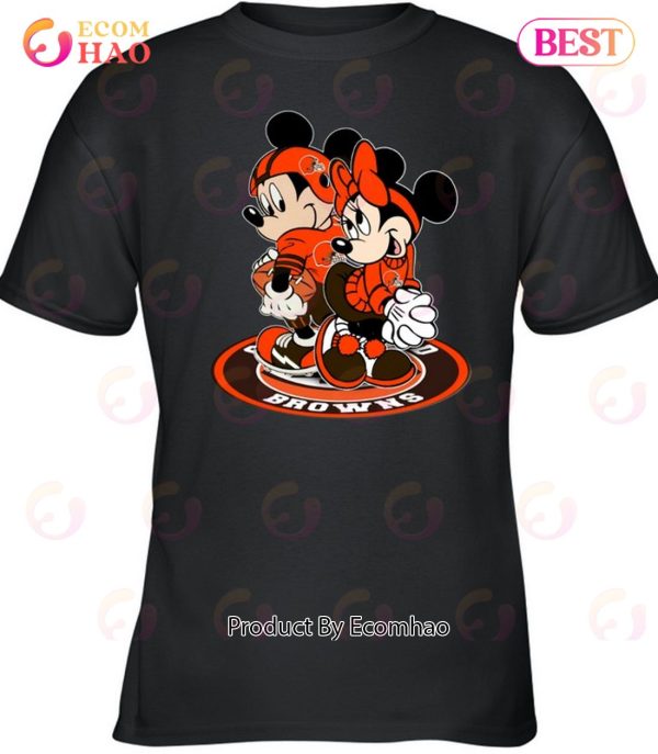 NFL Cleveland Browns Mickey & Minnie T-Shirt