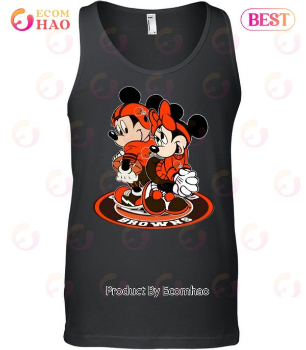 NFL Cleveland Browns Mickey & Minnie T-Shirt