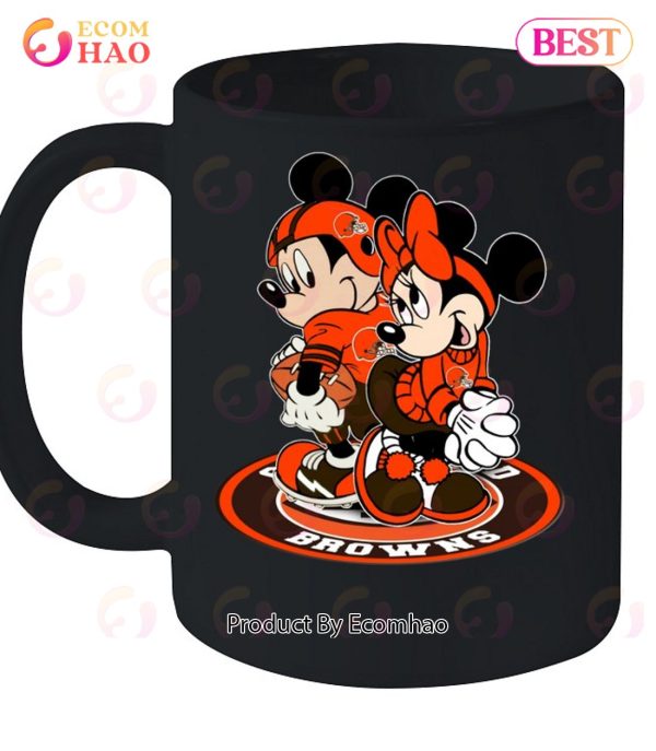 NFL Cleveland Browns Mickey & Minnie T-Shirt