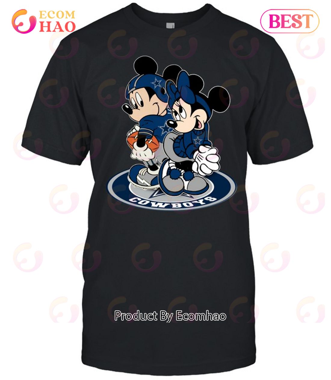 NFL Detroit Lions Mickey & Minnie T-Shirt