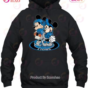 NFL Detroit Lions Mickey & Minnie T-Shirt