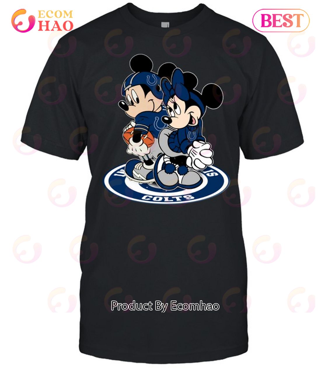 NFL Indianapolis Colts Mickey & Minnie T-Shirt