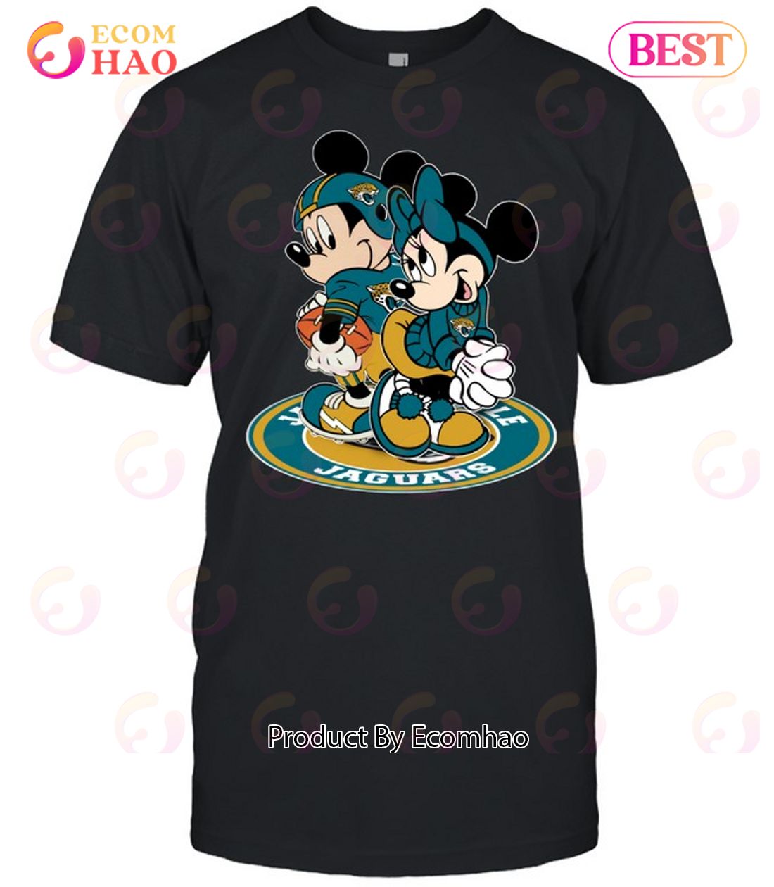 NFL Jacksonville Jaguars Mickey & Minnie T-Shirt