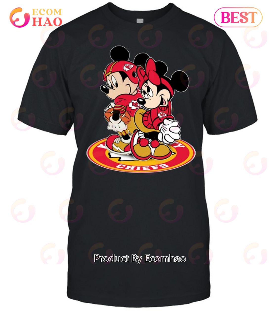 NFL Kansas City Chiefs Mickey & Minnie T-Shirt