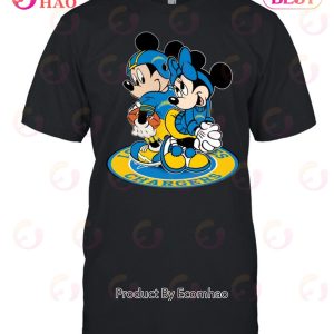 NFL Los Angeles Chargers Mickey & Minnie T-Shirt