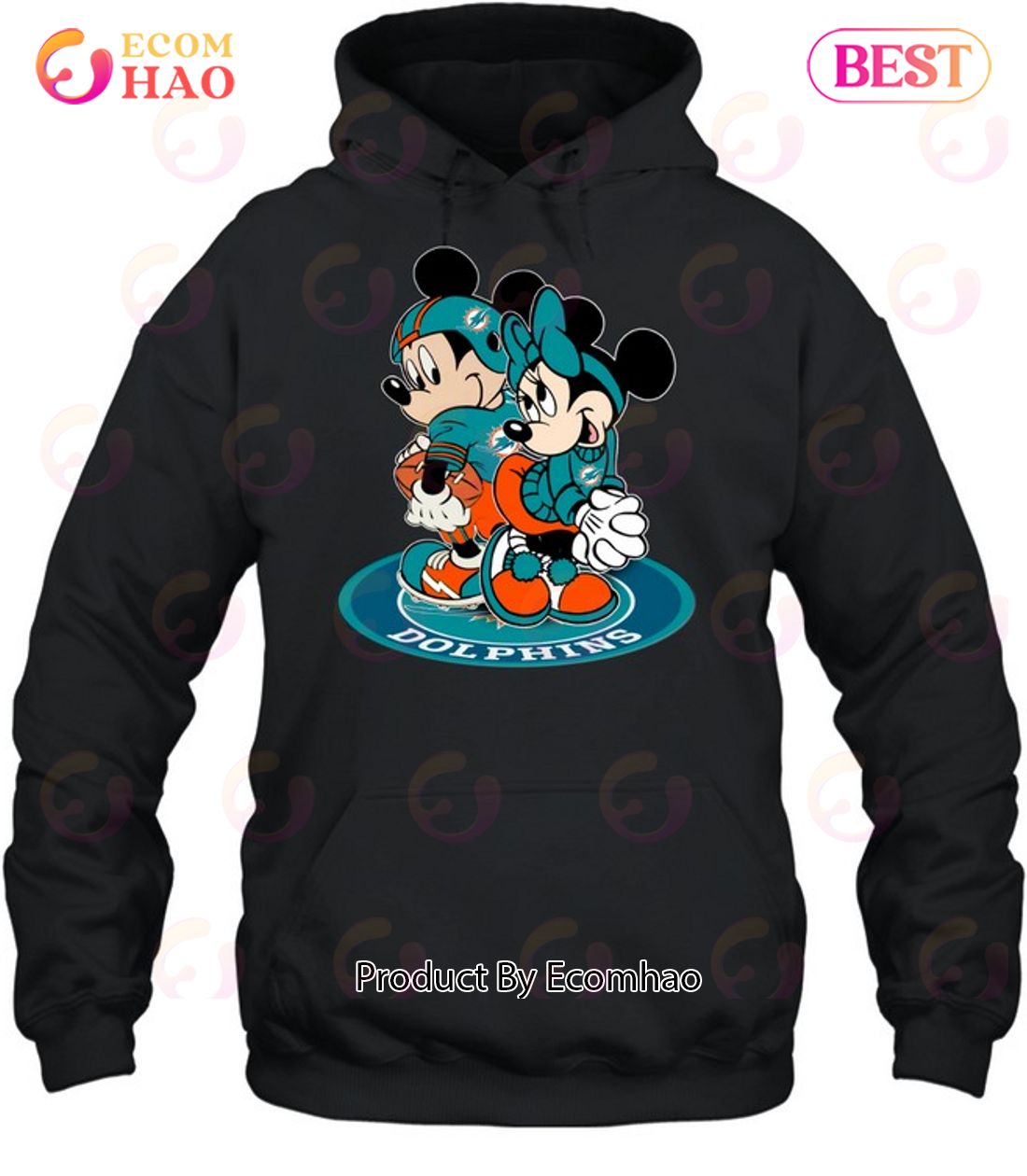 NFL Miami Dolphins Mickey & Minnie T-Shirt