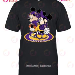 NFL Minnesota Vikings Mickey & Minnie T-Shirt